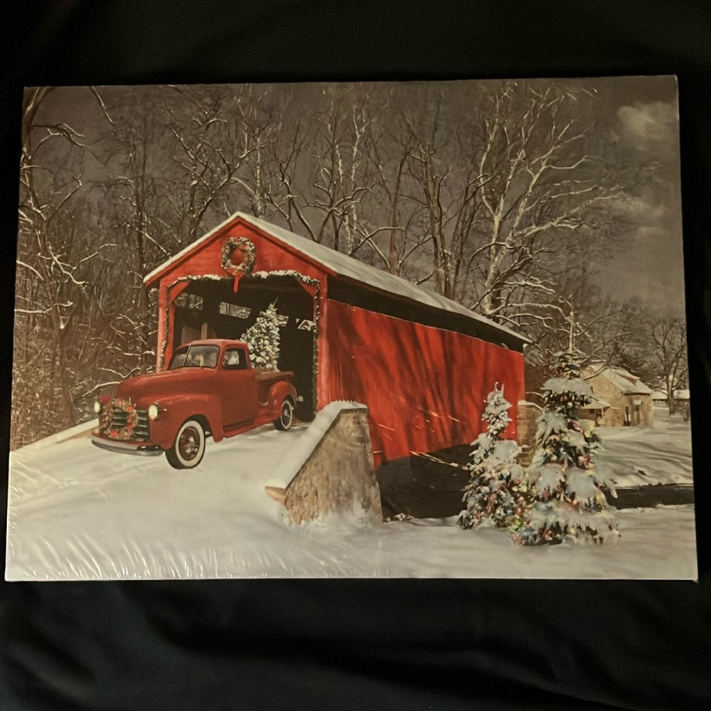 Christmas truck picture